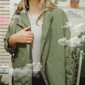 UO oversized army jacket